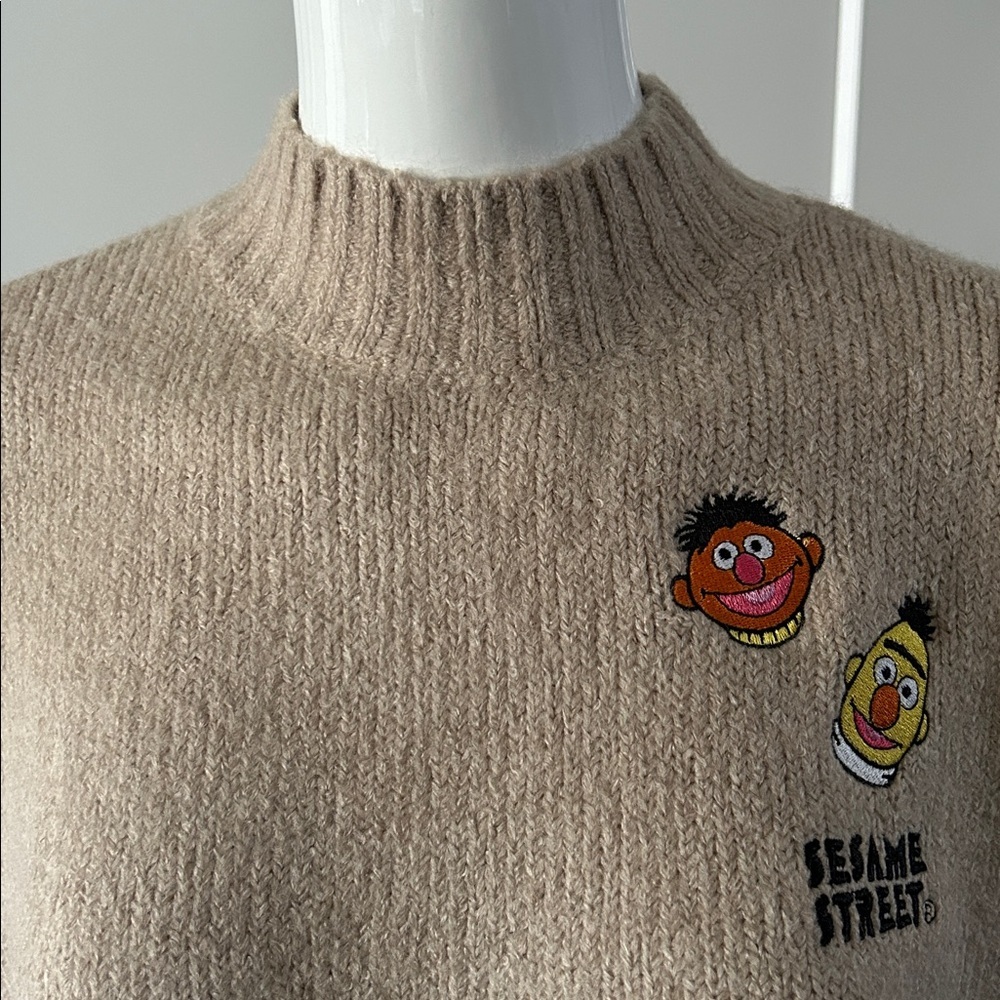 H&M Bert n’ Ernie Mock Neck Sweater NWOT - Picture 8 of 12